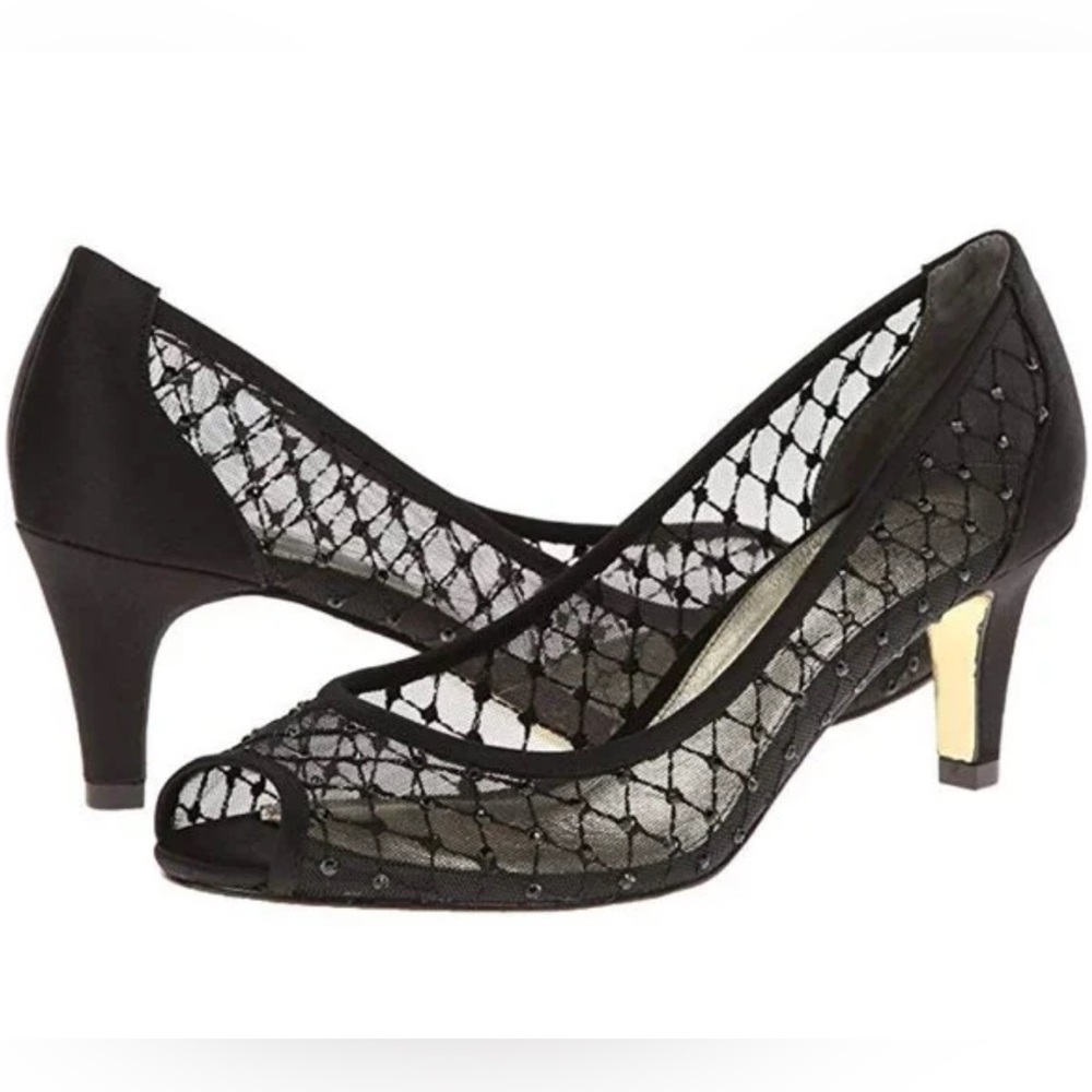 ADRIANNA PAPELL - Jamie Evening Heels with Rhinestones